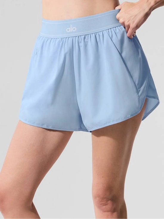 ALO Yoga Pants - alo match point shorts seashell blue